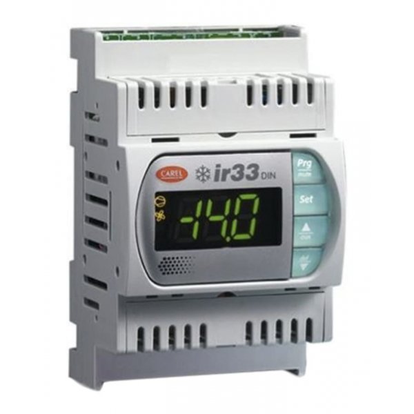 Carel DN33W7LR20 PID Temperature Controller, 144 x 70mm, 2 Output Relay, 12 → 24 V ac