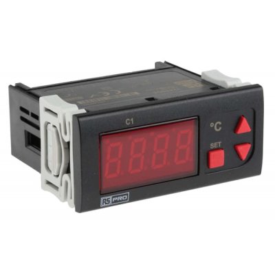 RS PRO 124-1051 On/Off Temperature Controller 1 Input, 1 Output Relay, 230 V ac
