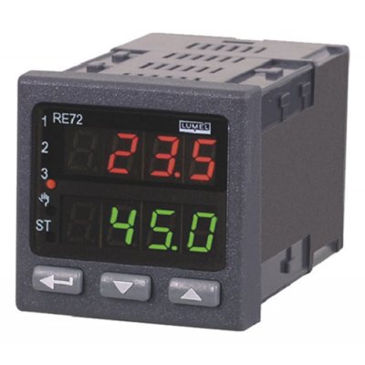 Lumel RE72 122100E0 PID Temperature Controller 1 Output: 1x Relay, 1x Logic, 85 → 253 V ac/dc