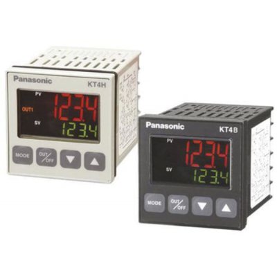 Panasonic AKT4B2112001 PID Temperature Controller 3 Output Relay, 24 V ac/dc, 100 → 240 V ac
