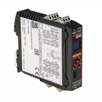 RS PRO 144-8683 PID Temperature Controller 3 Input, 2 Output Changeover Relay, Relay