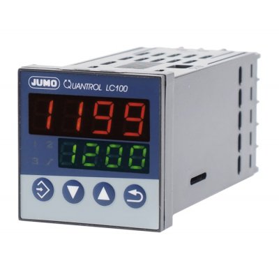Jumo 702031/8-0000-23 PID Temperature Controller1 (Analogue) Input, 1 Output Relay