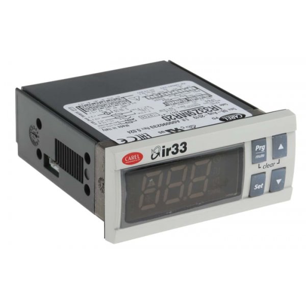 Carel IR33Z9MR20 Panel Mount PID Temperature Controller, 76.2 x 34.2mm, 4 Output Relay