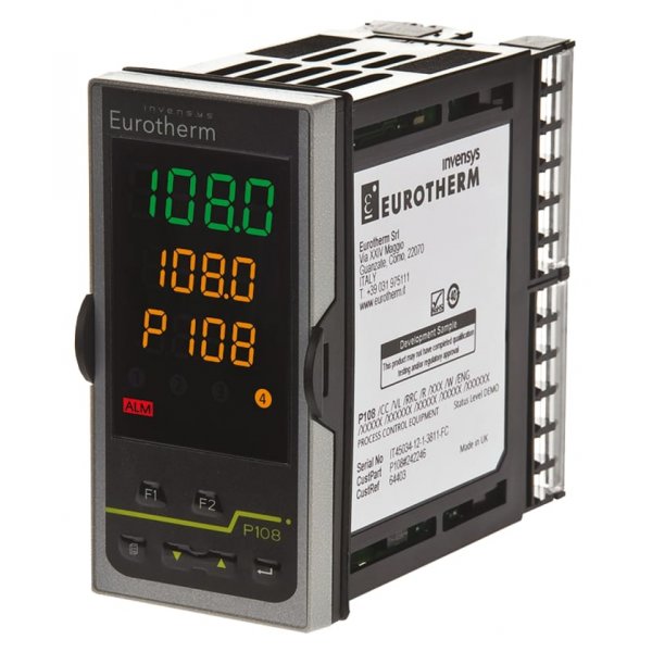 Eurotherm P108/CC/VL/LRC/R PID Temperature Controller 2 Output Logic, Relay, 24 V ac/dc