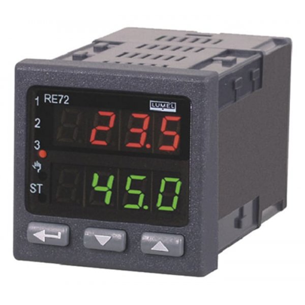 Lumel RE72 342100E0 PID Temperature Controller 2 Output Current, Voltage