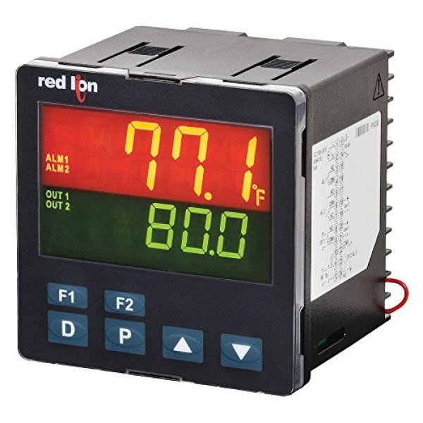 Red Lion PXU31A50 PID Temperature Controller 2 Input, 2 Output 4-20 mA, Relay