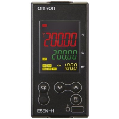 Omron E5ENHAA2HBM500AC100240 PID Temperature Controller 3 Output Relay