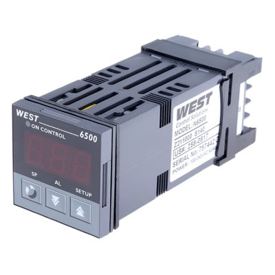 West Instruments N6500Z211000 PID Temperature Controller 2 Output Relay, 100 → 240 V ac