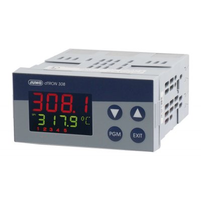 Jumo 703043/181-000-23/000 PID Temperature Controller 4 Output Logic, Relay, 110 → 240 V ac