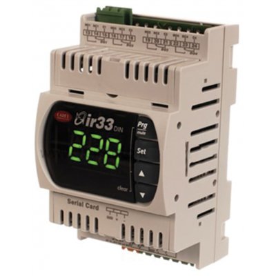 Carel DN33A9MR20 On/Off Temperature Controller, 110 x 70mm, 4 Output, 24 V ac
