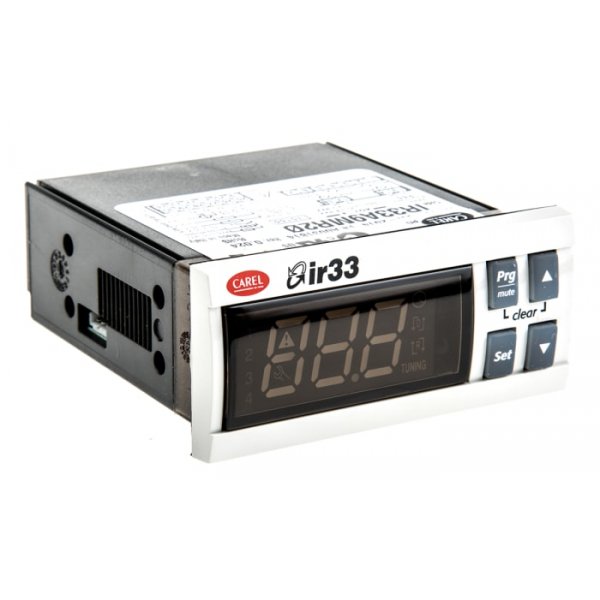 Carel IR33A9MR20 Panel Mount PID Temperature Controller, 76.2 x 34.2mm, 4 Output SSR