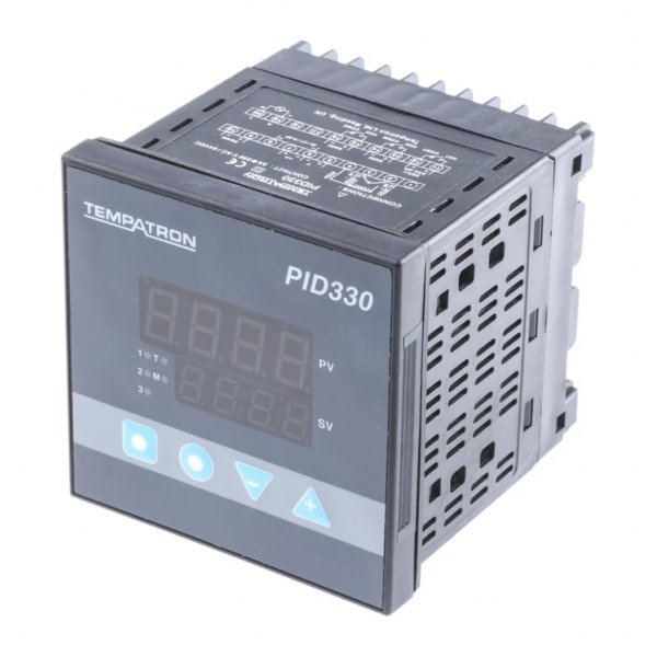 Tempatron PID330MH-1000 PID Temperature Controller 2 Output Relay, SSR, 85 → 270 V ac