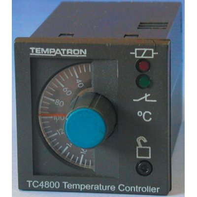 Tempatron TC4830-01-110/230VAC On/Off Temperature Controller 1 Output Relay, 110 → 230 V ac