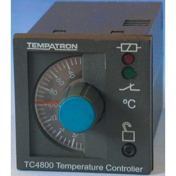 Tempatron TC4830-01-110/230VAC On/Off Temperature Controller 1 Output Relay, 110 → 230 V ac