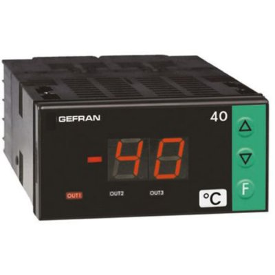 Gefran 40T-72-4-01-RR-00-9 On/Off Temperature Controller 2 Output Relay