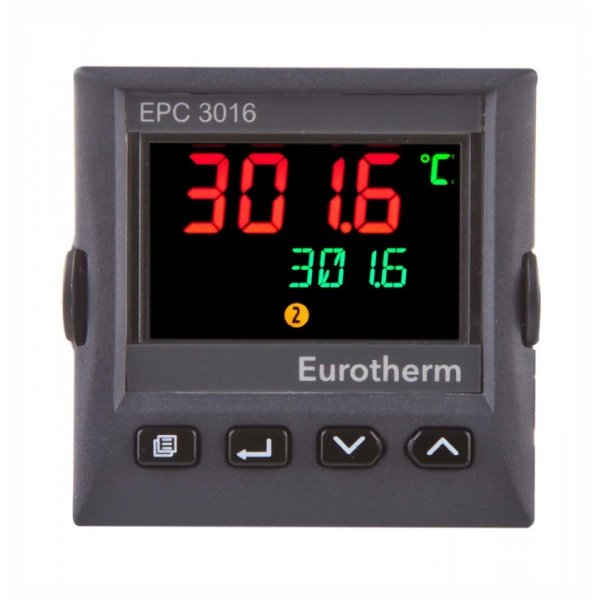 Eurotherm EPC3016/CC/VH/R1 PID Temperature Controller 1 Input, 2 Output Relay, 100 → 230 V ac