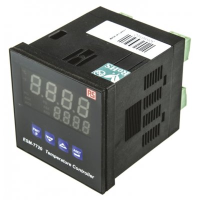 RS PRO 786-4772 PID Temperature Controller 3 Output SSR, 24 V ac/dc On/Off, P, PD, PI, PID