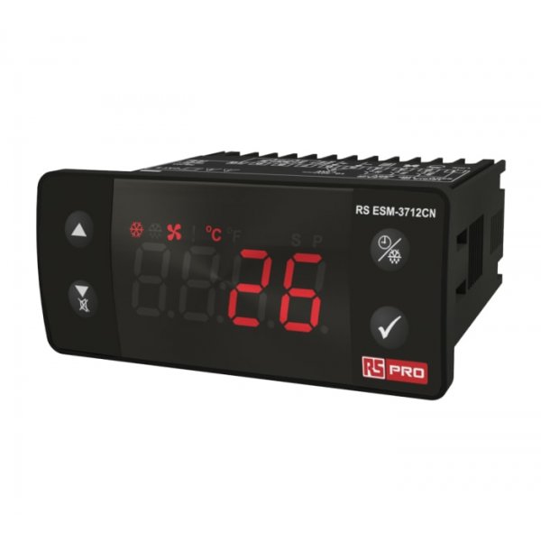 RS PRO 798-3435 On/Off Temperature Controller 1 Input, 3 Output Relay, 10 → 30 V dc