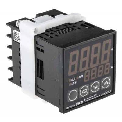 Omron E5CB-R1PD AC/DC24 PID Temperature Controller 1 Output Relay, 24 V ac/dc ON/OFF