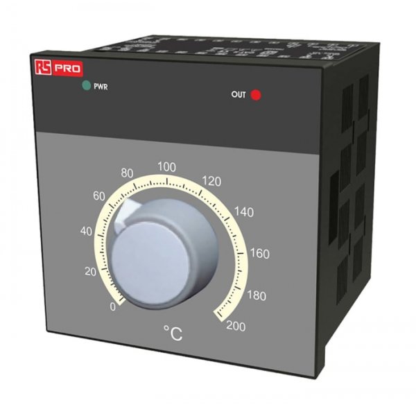 RS PRO 198-1171 On/Off Temperature Controller 1 Input, 2 Output Analogue Relay, 230 V ac