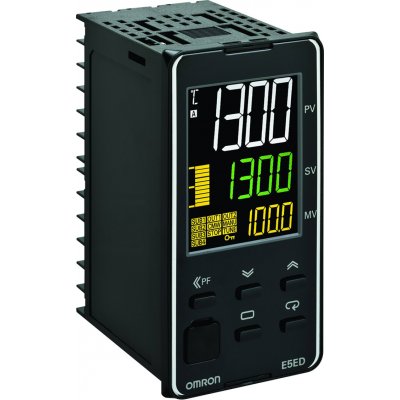 Omron E5ED-QX4A6M-008 PID Temperature Controller 2 Input, 2 Output: 1x Relay, 1x Logic