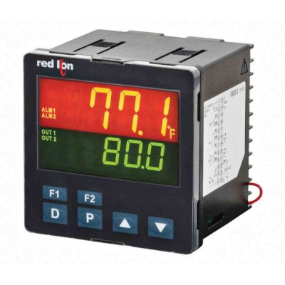 Red Lion PXU31AE0 PID Temperature Controller 2 Input, 2 Output 4-20 mA, Relay, 24 V dc