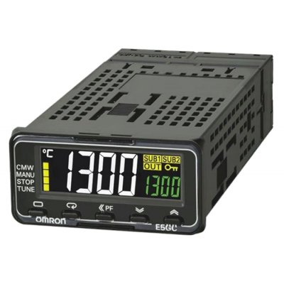 Omron E5GC-CX2DCM-000 Temperature Controller 1 Output Linear, 24 V ac/dc