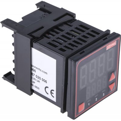 RS PRO 124-1066 PID Temperature Controller 2 Output Relay, SSR, 110 → 240 V ac