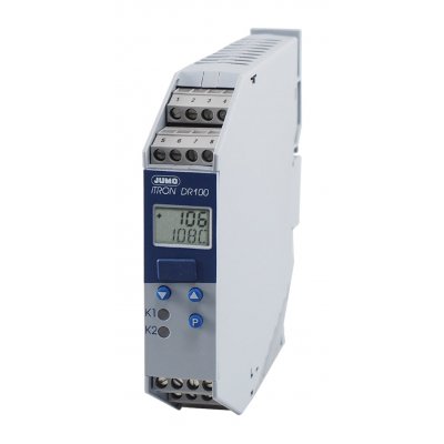 Jumo 702060/288-888-000-22  PID Temperature Controller 2 Output Relay, 20  53 V ac/dc