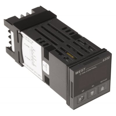 West Instruments N6500Z221000  PID Temperature Controller 2 Output Relay, SSR, 100 → 240 V ac
