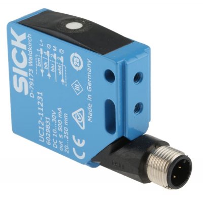 Sick UC12-11231 Ultrasonic Sensor - Block, PNP Output, 20 → 150 mm Detection