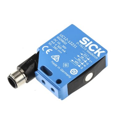 Sick UC12-12231 Ultrasonic Sensor - Block, PNP Output, 55 → 250 mm Detection