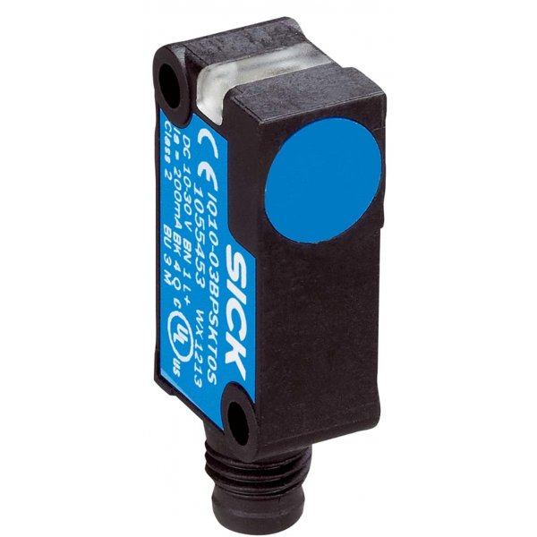 Sick IQ10-03BPSKR8S  Inductive Proximity Sensor - Block, PNP Normally Open Output, 3 mm Detection