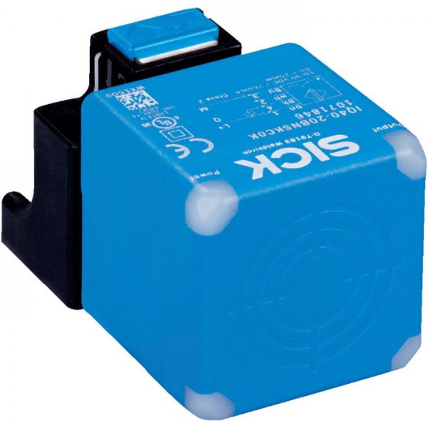 Sick IQ40-20BPPKC0K  Inductive Proximity Sensor - Block, PNP Complimentary Output, 20 mm Detection