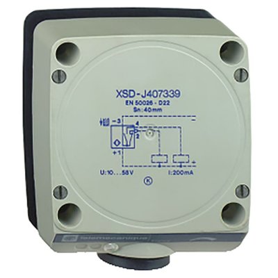 Telemecanique Sensors XSDJ607339  Sensor - Block, NPN Output, 60 mm Detection