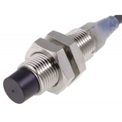 Omron E2AM12KN08WPB12M Inductive Sensor - Barrel, PNP Output, 8 mm Detection, IP67, Cable Terminal