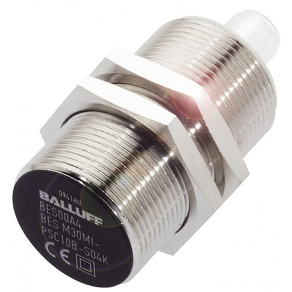 BALLUFF BES M30MI-PSC15B-S04K Inductive Sensor - Barrel, PNP Output, 15 mm Detection