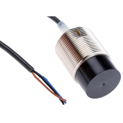 Omron E2A-M30KN20-WP-C1 2M Inductive Sensor - Barrel, PNP Output, 20 mm Detection, IP67, Cable Terminal