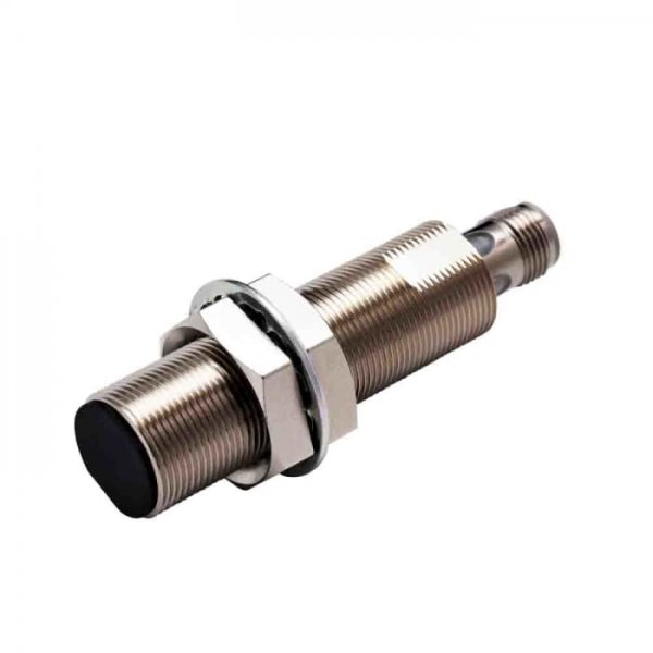 Omron E2E-X12B1TL18-M1 Inductive Proximity Sensor - Barrel, PNP Output, 12 mm Detection