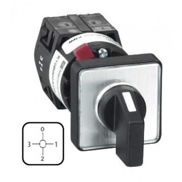 Schneider Electric K10F003MCH Ammeter Cam Switch, 10A