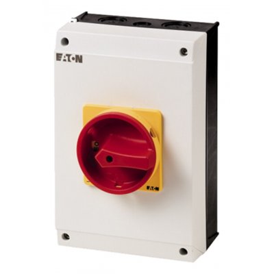 Eaton 207242 T5B-3-8342/I4/SVB 6P Pole Isolator Switch - 63A Maximum Current, 22kW Power Rating