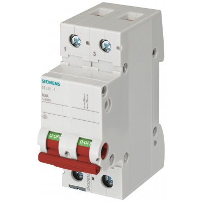 Siemens 5TL1291-1  2P Pole Isolator Switch - 100A Maximum Current