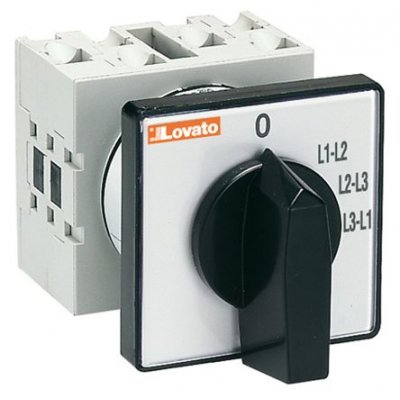 Lovato GX1697U 4 positions 90° Rotary Switch
