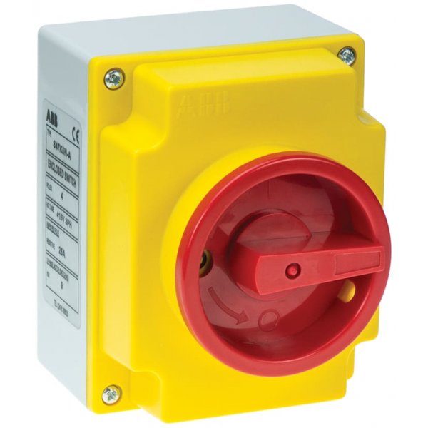 ABB S418KN-A S418KN 4P Pole Isolator Switch - 63A Maximum Current, 18.5kW Power Rating