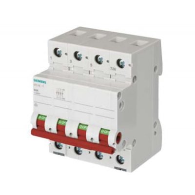 Siemens 5TL1663-1 3P Pole Isolator Switch - 63A Maximum Current