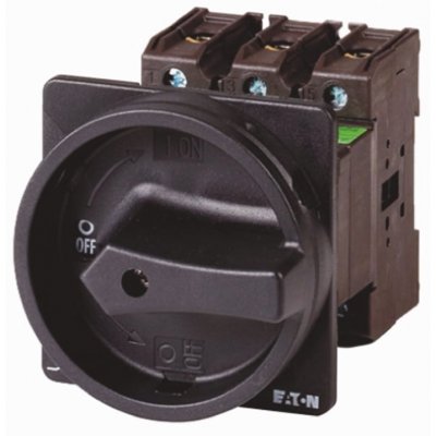 Eaton 060230 P3-63/V/SVB-SW 3P Pole Isolator Switch - 63A Maximum Current, 50kW Power Rating