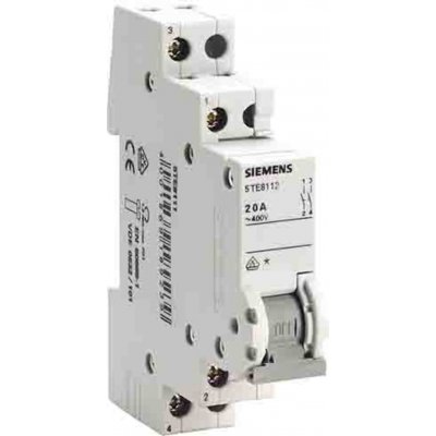 Siemens 5TE8213  2P Pole DIN Rail Isolator Switch - 20A Maximum Current