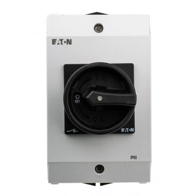 Eaton 227861 P1-25/I2H/SVB-SW 3P Pole Isolator Switch - 25A Maximum Current, 11kW Power Rating