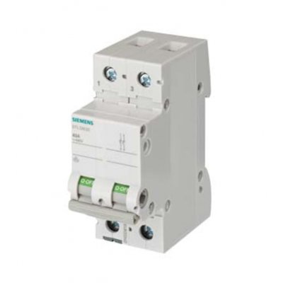 Siemens 5TL1263-0  2P Pole Isolator Switch - 63A Maximum Current