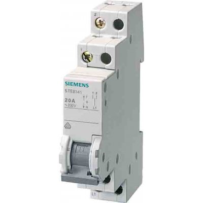 Siemens 5TE8142  1P Pole DIN Rail Isolator Switch - 20A Maximum Current